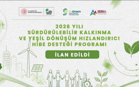 45 Milyon TL Bütçeli Sürdürülebilir Kalkınma ve Yeşil Dönüşüm Hibe Desteği Programı İlan Edildi