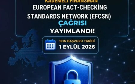 Dijital Avrupa Programı Kademeli Finansman EFCSN (European Fact-Checking Standards Network) Çağrısı Yayımlandı