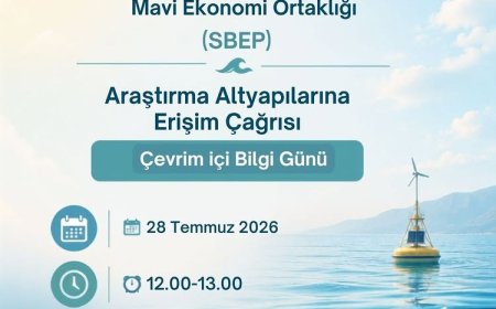 Sürdürülebilir Mavi Ekonomi Ortaklığı Araştırma Altyapılarına Erişim Çağrısı