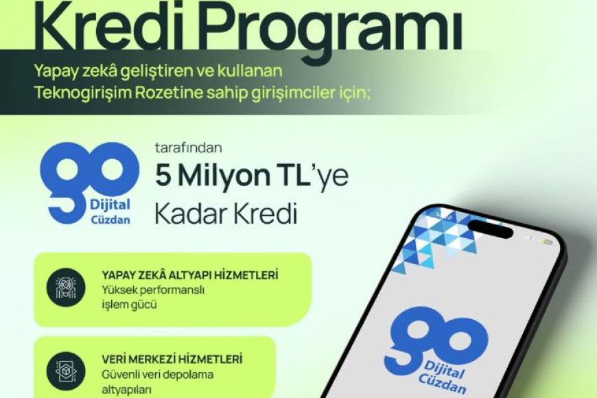 KOSGEB’den Teknoloji Girişimlerine Yapay Zeka Kredi Programı