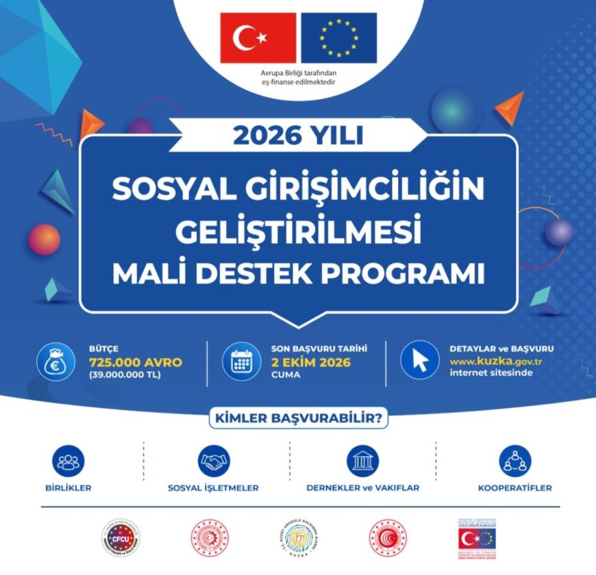 Sosyal Girişimcilik Desteği İçin Başvurular Başladı